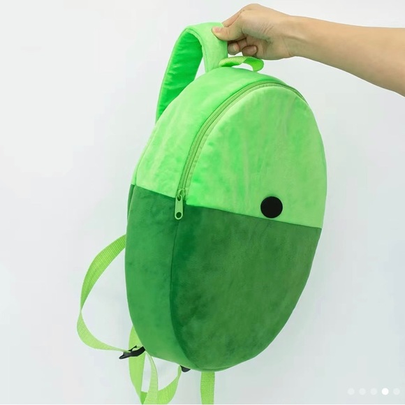 Adventure Time - Finn the Human Green Backpack - NWOT - measurements in pics - Picture 6 of 11
